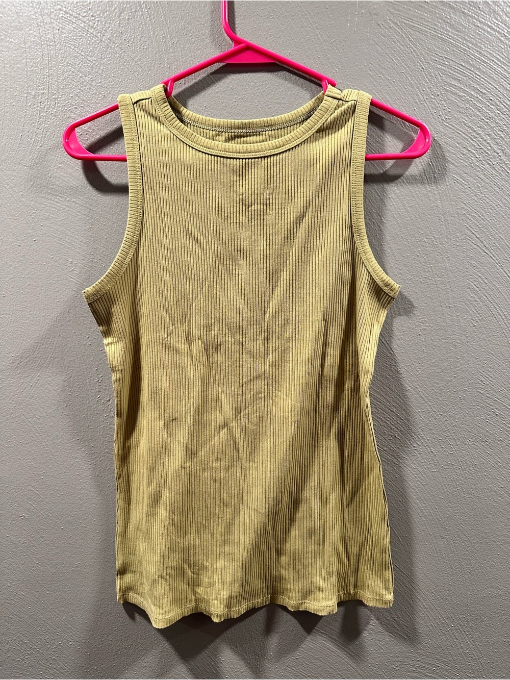 Women’s Ribbed Tank Top - Green